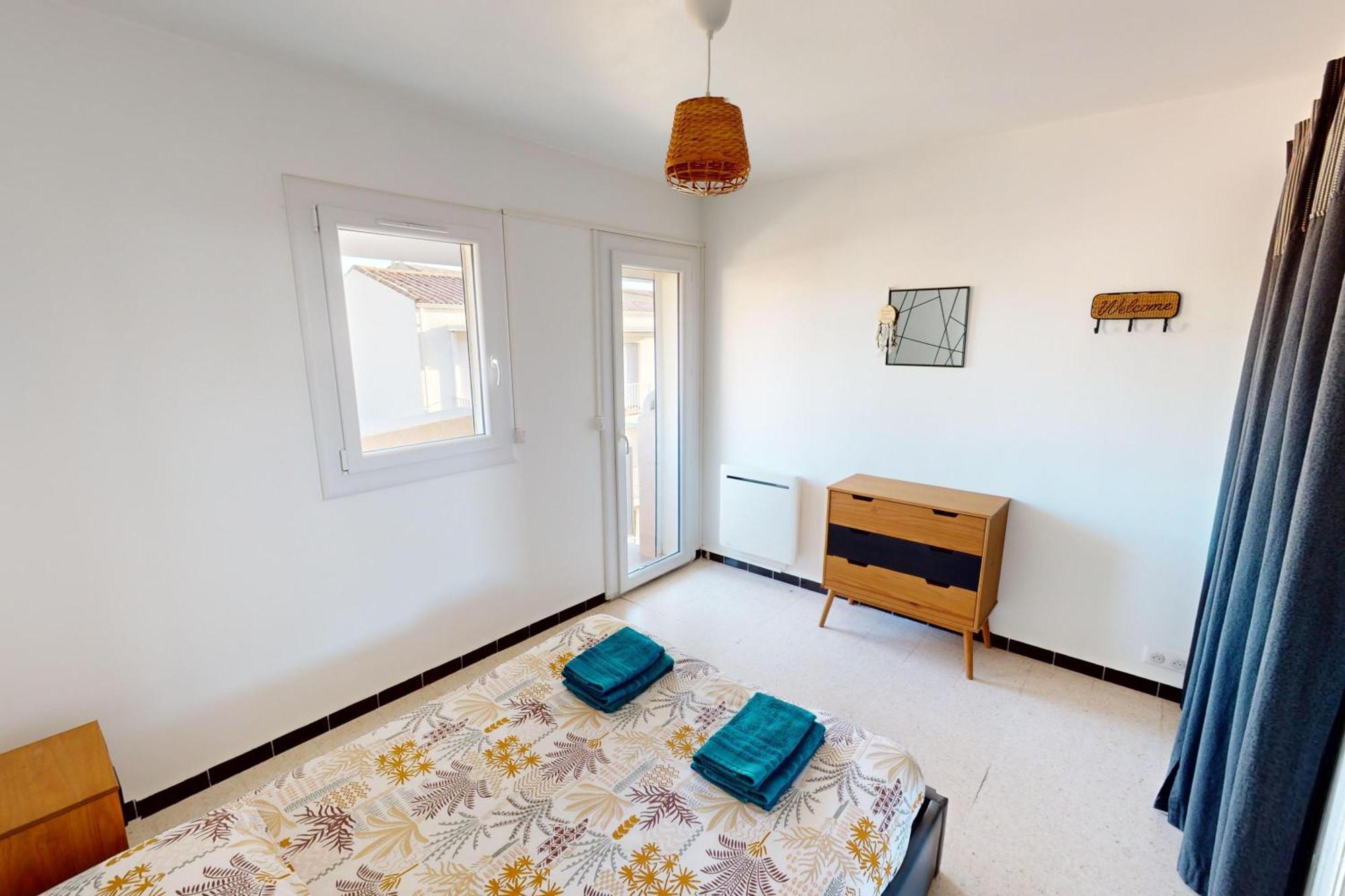 Appartement T2 vue plage Mèze proche Sète Buitenkant foto